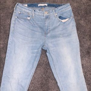 Light washed pacsun stacked skinny jeans
